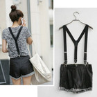 Men Women Pants Braces Clip-on Elastic Y-shape Adjustable Dazzling Suspenders