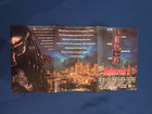 1990 Predator 2 Insert Promo Booklet poster