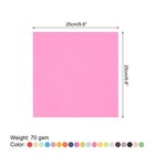 100 Sheet Origami Paper 20 Colors 9 8 X 9 8 Inch Square Sheet