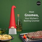 Ototo Gnomeo Pastry Brush - Silicone Basting For Cooking  Spread Red 