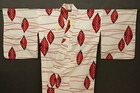 Japanese Cotton  kimono  Yukata Dress Robe - Hand Sewn