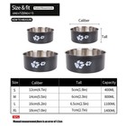 Stainless Steel Pet Dog Cat Bowl Non Slip Puppy Water Food Feeding Dish S-xl