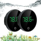 2   Aquarium Digital Thermometer Led Fish Tank Temperature Gauge Touch Screen Us