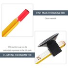  4 Pcs Thermometer Water Temperature Gauge Fish Tank Small Aquarium Floating