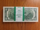 Cash Money Lot Of  100   2 Dollar Bills New U s  Usd Gem Federal Reserve Note 