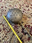 Antique 18  Brass Bed Warmer Vintage Farmhouse Decor With Leather Strap