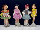 Vtg 1950   s Large Paper Doll Lot      Whitman Magic Stay On And Baby Ann cuteness  