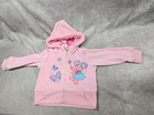 Sesame Street Abby Cadabby Pink Zip Up Hooded Sweatshirt 2007 Vintage Read 