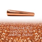 100  Solid Copper Massage Wand 3 In For Natural Therapy And Spiritual Healing