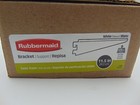 Rubbermaid 11 5  Twin Track Shelf Bracket 2096434 White Pack Of 4 Lot