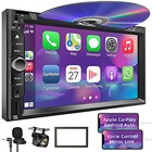 Double Din Car Radio Stereo With 7-inch Touch Screen  Support Cd dvd