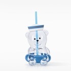 Starbucks 2024 China Summer Seaside Bear 28oz Glass Cup