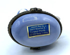 Dutch Novelties 1999 Blue Mini Jewelry Trinket Box Little Girl With Geese
