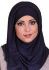 Al- Amira Hijab-women Muslim Cotton Scarf  Ameera Hijab Islamic Navy Blue