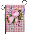 Roses Garden Flag Floral Spring Decorative Gift Yard House Banner