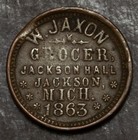 1863 Civil War Token 525d-2a 1348 R3 Damaged Bully For You  Store Card Lot  2408