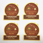 Kona Brewing Company Longboard Island Lager Beer Coaster Set Of 4 Unused Hawaii