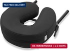 Saloniture Adjustable Massage Table Face Cradle And Pillow 3  Foam - Black