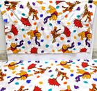 Vintage Window Valances Pair 80  X 14  Usa Winnie The Pooh  Tigger Blustery Day