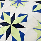 Handmade Bonnie Hunter Cotton Fabric Queen Size Patchwork Quilt Top topper