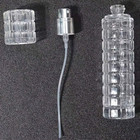 30ml Empty Glass Bottle Cosmetic Containers Transparent Travel Perfume Dispenser