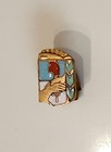 Argentina Pin Eva Peron Evita   Juan Domingo Peron Peronism   Shield Enameled