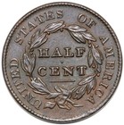 1828 1 2c 13 Stars Classic Head Half Cent Xf-au Detail Scratches On Neck