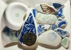 Sea Glass  Pottery From Japan  Surf-tumbled Beach Glass