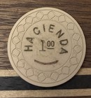 Hacienda Club N  Las Vegas  1 Casino Poker Chip Very Rare Vintage
