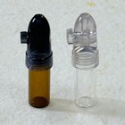 4pack Glass Storage Box With Plastic Lid Portable Snuff Boxes As Gift For Men