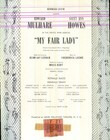 My Fair Lady Broadway Program Edward Mulhare Sally Ann Howes W Ticket Stub 1959