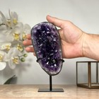 Beautiful Deep Purple Natural Amethyst Geode  Mws1809