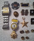  Army Military Lot Of 40 Pieces-pins challenge Coins watch   More