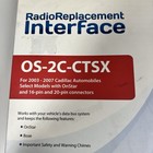 Pac Os-2c-ctsx Radio Interface For 2003-2007 Cadillac W  16   20 Pin Connectors
