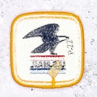Vintage Us Mail Patch     80s Usps Eagle Postal Service     Iron-on