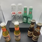 Lot Of 4 Set Of Vintage Beer And Soda Bottle Salt And Pepper Shakers 
