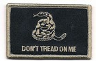 Tan Black Gadsden Don t Tread On Me Snake Patch Fits For Velcro   Brand Loop Fast