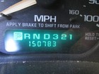99 00 01 02 Chevy Tahoe Speedometer Instrument Cluster 150k Miles 15065280