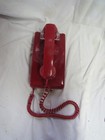Cortelco Answer Only Red No Dial Wall Telephone Untested Phone Bl