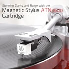 Record Player Turntable Belt-drive Bluetooth Digital   Analog Out 7 Free Records