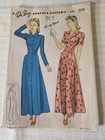 Vintage 1942 Du Barry Sewing Pattern Housecoat 5543 Sz 14 B 32 Factory Folded 