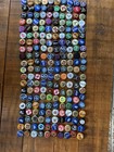 Lot-210 Beer Bottle Caps  mixed Brands  Upcycle Crafts Art Projects Colorful 