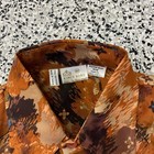 Vintage Sears Kings Road Perma-prest Shirt Mens M Disco Retro Polyester 60s-70s