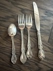 Gorham Melrose Sterling Silver  925 4pc Place Setting 2 Forks Spoon Knife