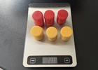 30 Pc Vintage Catalin Bakelite Backgammon Checkers Butterscotch   Red 233 Grams