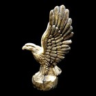 Cast Aluminum Gold-tone 10    Decorative Bald Eagle Architectural Finial Statue