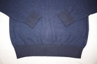 Polo Ralph Lauren Sweater Men s M Pima Cotton Crew Neck Waffle Thermal Slim Blue