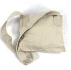 V-flap Haversack - Cotton Canvas Haversack With Metal Button And Inner Liner