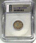 1910 Canada Silver Ten-cent Coin Featuring King Edward Vii  Icg Graded Ms62