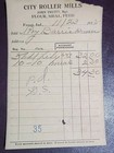 4 1930 s City Roller Mills Vevay Indiana Receipts John Truitt  Mgr